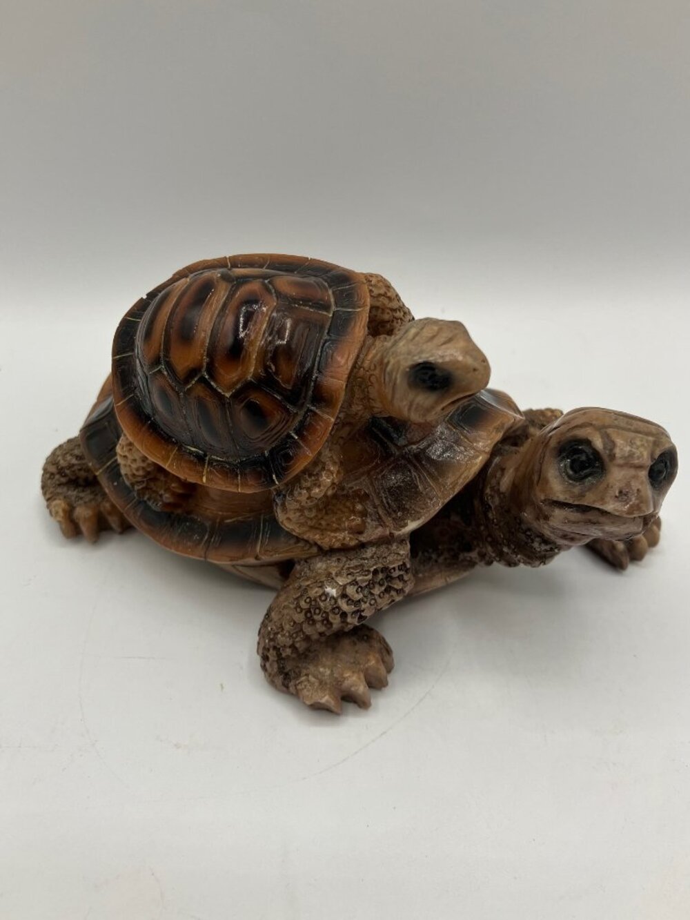 Realistic Turtle/Tortoise Family Resin 3.5" H x 5"L